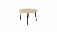 Tafel 9311 rond - 120 cm. - Alu - Eiken licht - Beuken wenge - thumbnail