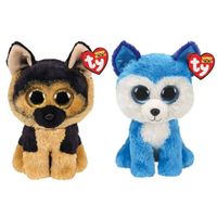 Ty - Knuffel - Beanie Buddy - Spirit German Shepherd & Prince Husky - thumbnail