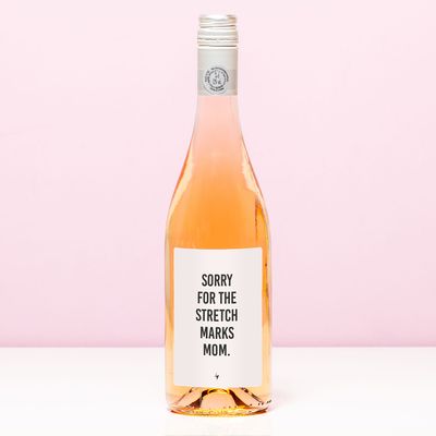Wijnfles Sorry for the stretch marks - Rosé (Blush Rosé)