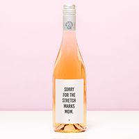 Wijnfles Sorry for the stretch marks - Rosé (Blush Rosé)