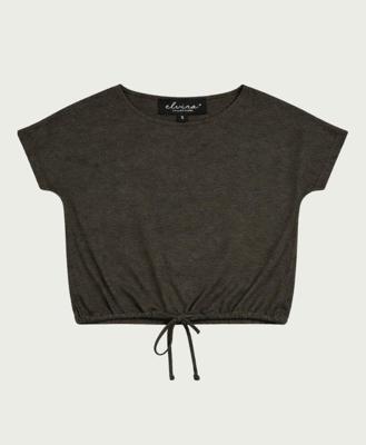 Elvira Casuals Top Artemis E1 26-045 T-shirt Korte Mouw 201 Khaki