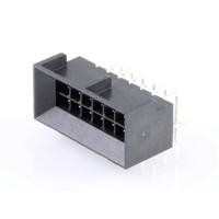 Molex 444281201 Male header, inbouw (standaard) Totaal aantal polen: 12 Inhoud: 1 stuk(s) Tray - thumbnail