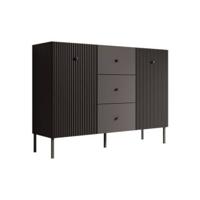 Meubella Dressoir Vermont - Antraciet - 135 cm