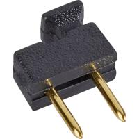 W & P Products 161-10-00-1 161-10-00-1 Kortsluitingsbrug Rastermaat: 2.54 mm Aantal polen per rij:2 Inhoud: 1 stuk(s) - thumbnail