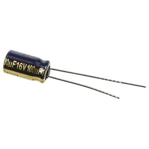 Panasonic EEU-FC1C101 Elektrolytische condensator Radiaal bedraad 2.5 mm 100 µF 16 V 20 % (Ø) 6.3 mm 1 stuk(s)