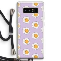 Bacon to my eggs #1: Samsung Galaxy Note 8 Transparant Hoesje met koord