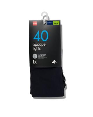 HEMA Temp Tech Panty 40denier Donkerblauw (donkerblauw)
