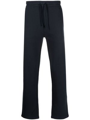 Corneliani pantalon à taille à lien de resserrage - Bleu