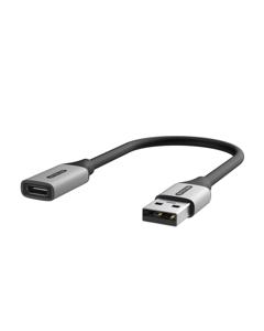 Sitecom AD-1013 USB-kabel 0,15 m USB A USB C Zwart, Grijs