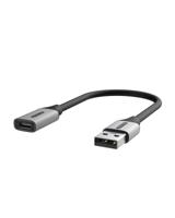 Sitecom AD-1013 USB-kabel 0,15 m USB A USB C Zwart, Grijs - thumbnail