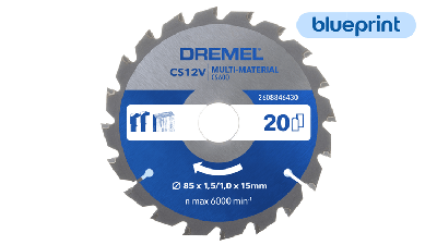 Dremel BluePrint 6430 Multifunctioneel Zaagblad | 85 mm - 2608846430