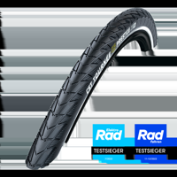 Buitenband CST Tournée 45 Prestige 26 x 1.75" / 47-559 mm - zwart met reflectie