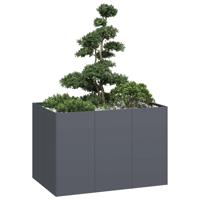 Plantenbak 120x80x80 cm staal antracietkleurig Plantenbak 120x80x80 cm staal antracietkleurig