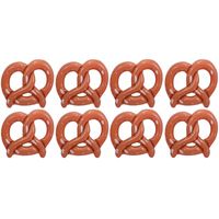 8x Opblaasbare pretzels 45 cm Oktoberfest versiering