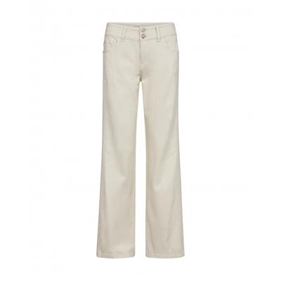 Mos Mosh - Beige | Dames | Broek | Beige | 32 | regular | Kamst mode