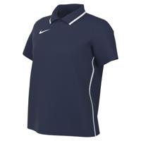 Nike Dri-FIT Park 26 Polo 1/4 Knoop Dames Donkerblauw Wit