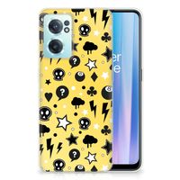 Silicone Back Case OnePlus Nord CE 2 5G Punk Geel