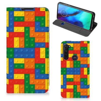 Motorola Moto G Pro | Hoesje met Magneet | Blokken
