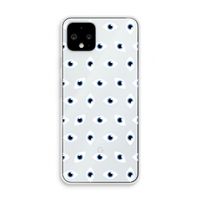 Eyes pattern: Pixel 4 Transparant Hoesje