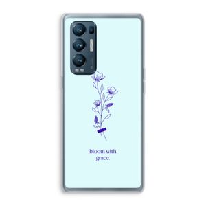 Bloom with grace: Oppo Find X3 Neo Transparant Hoesje