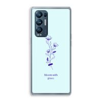 Bloom with grace: Oppo Find X3 Neo Transparant Hoesje