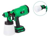 Hofftech Verfspuit op accu - 20V - 2000mAh - 800 ml tank - Inclusief accessoires
