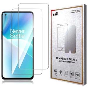 Saii 2.5D Premium OnePlus Nord 2T Screenprotector van Gehard Glas - 9H - 2 St.