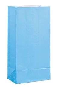 Papieren Giftbags Blauw (12st)