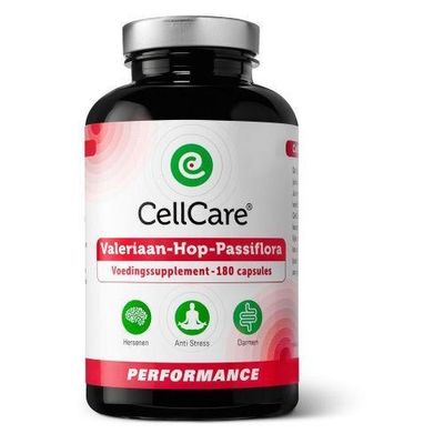 Cellcare Valeriaan-hop-passiflora (180 vega caps)