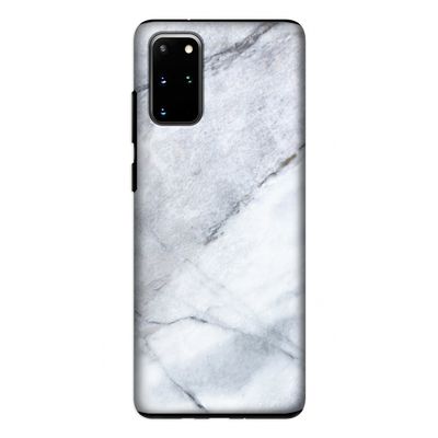Witte marmer: Samsung Galaxy S20 Plus Tough Case