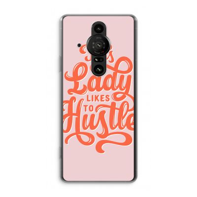 Hustle Lady: Sony Xperia Pro-I Transparant Hoesje
