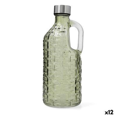 Waterfles Quid Calypso Groen Glas 1 L (12 Stuks)