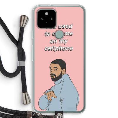 Hotline bling: Pixel 5 Transparant Hoesje met koord