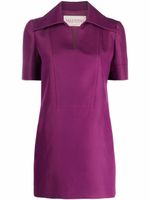 Valentino Garavani robe courte à manches courtes - Violet