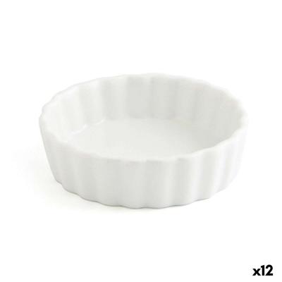 Snackdienblad Quid Gastro Fun Wit Keramisch 10,5 x 3 cm (12 Stuks)