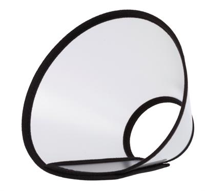 TRIXIE BESCHERMKRAAG MET KLITTENBAND KUNSTSTOF TRANSPARANT 50-58X28 CM