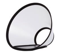 TRIXIE BESCHERMKRAAG MET KLITTENBAND KUNSTSTOF TRANSPARANT 50-58X28 CM