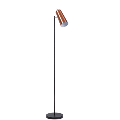 Brooklyn koper vloerlamp