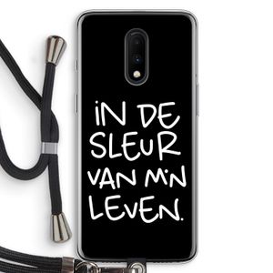 De Sleur: OnePlus 7 Transparant Hoesje met koord