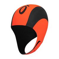 Orca Neopreen swim cap zwart/oranje S-M