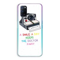 Smile: Oppo A52 Transparant Hoesje
