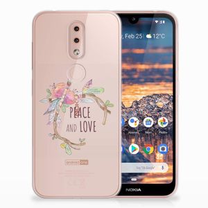 Nokia 4.2 Telefoonhoesje met Naam Boho Text