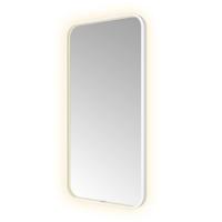 Hotbath &MORE Spiegel direct en indirect LED spiegelverwarming color changing dimbaar met afstandsbediening Mat wit SSQ510WH