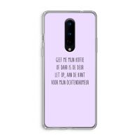 Ochtendhumeur: OnePlus 8 Transparant Hoesje