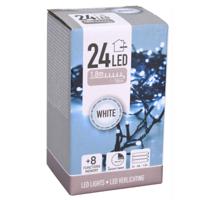 Kerstverlichting - op batterij - helder wit? - 24 leds- 180 cm