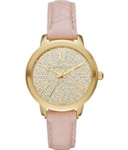 Horlogeband Michael Kors MK2480 Leder Roze 16mm