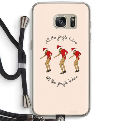 Jingle Ladies: Samsung Galaxy S7 Transparant Hoesje met koord