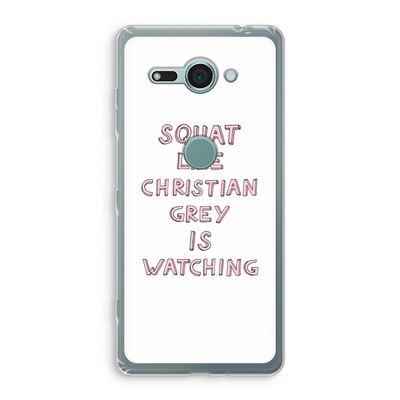 Christian Grey: Sony Xperia XZ2 Compact Transparant Hoesje
