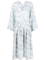 Vince robe Dhalia à fleurs - Bleu