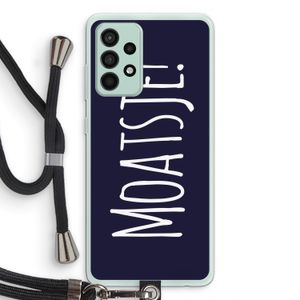 Moatsje!: Samsung Galaxy A52s 5G Transparant Hoesje met koord